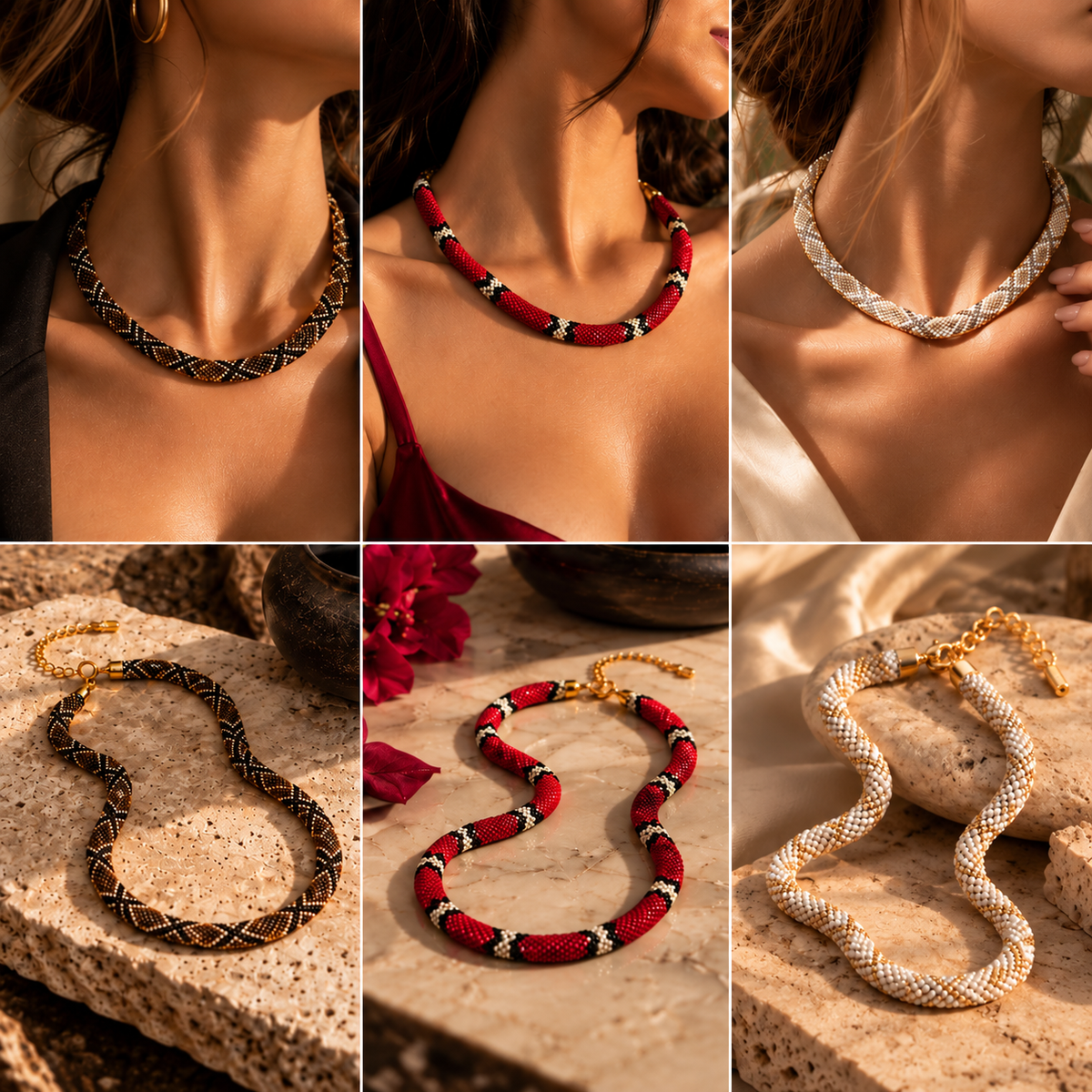 Serpentina™ - Sculptural Necklace